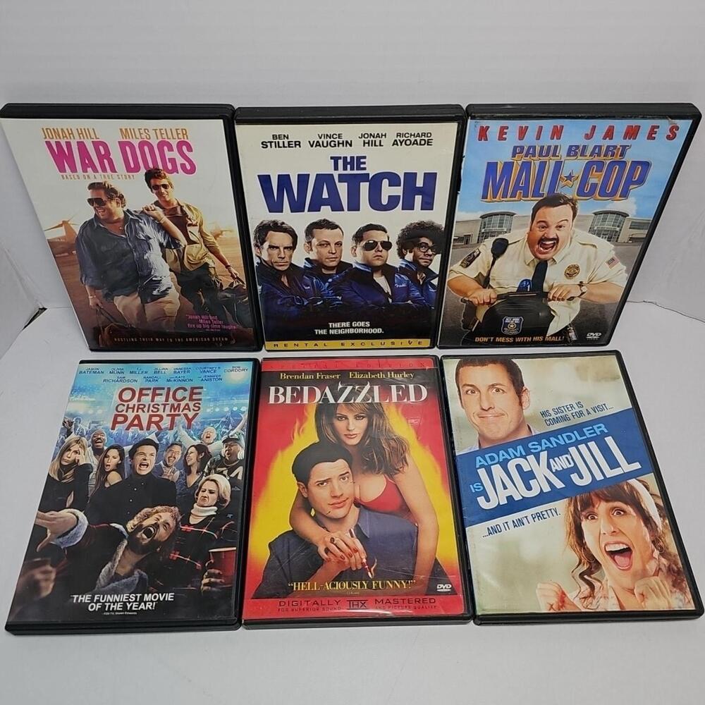 Lot of 6  DVDs Movies Family Comedy